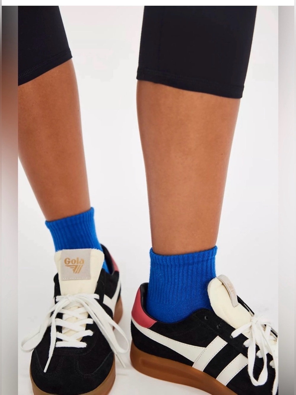NWT Free People FP Movement Old Faithful Solid Sock Blue - Picture 2 of 3
